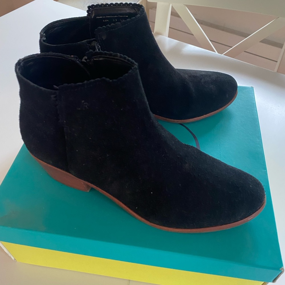 Jack Rogers Womens Piper Suede leather boots